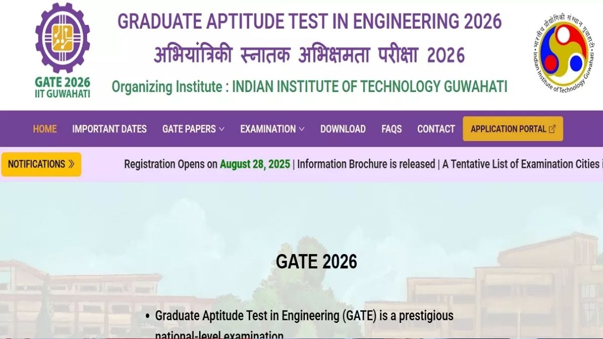 gate 2026 exam schedule released check dates and details