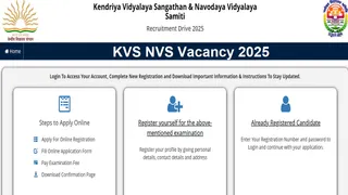 KVS NVS Vacancy 2025 के लिए यहां से करें अप्लाई।