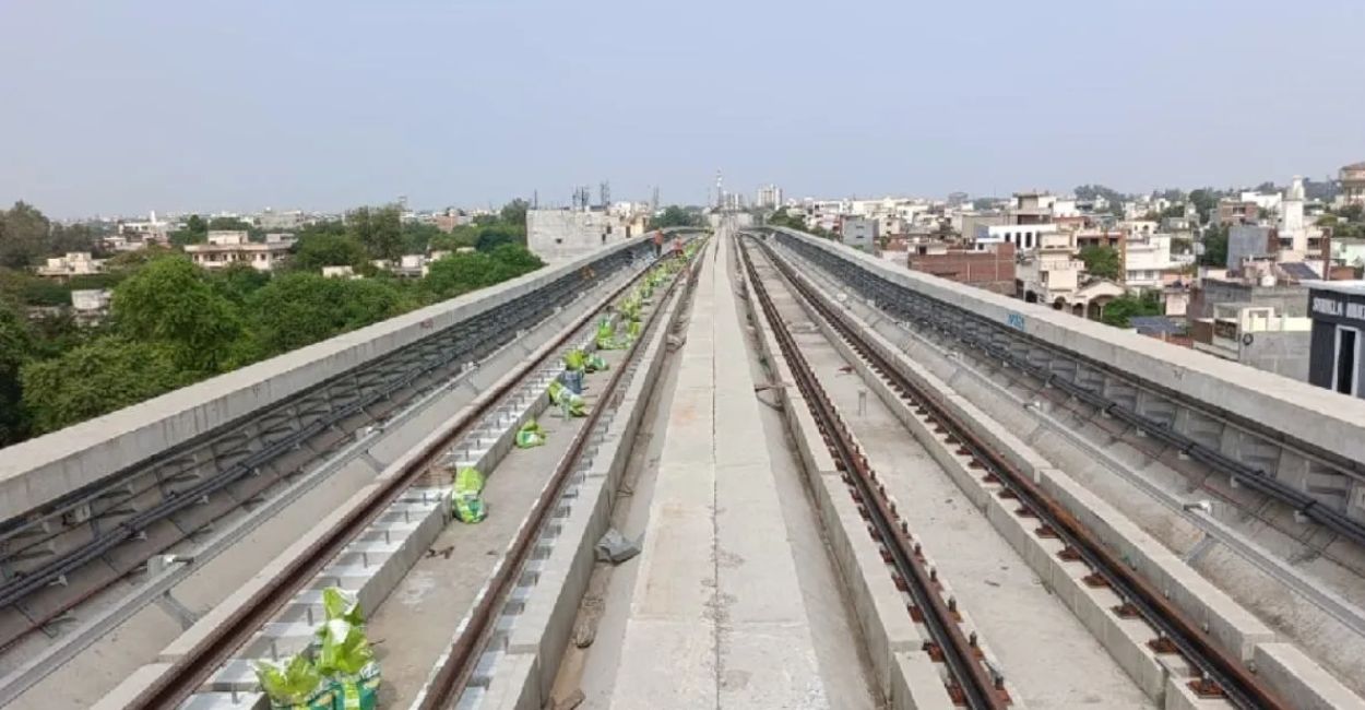 kanpur metro corridor 2 construction speeds up substation ready