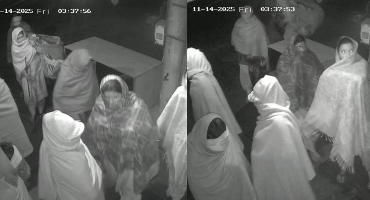 women thief gang caught on cctv in baltana market zirakpur