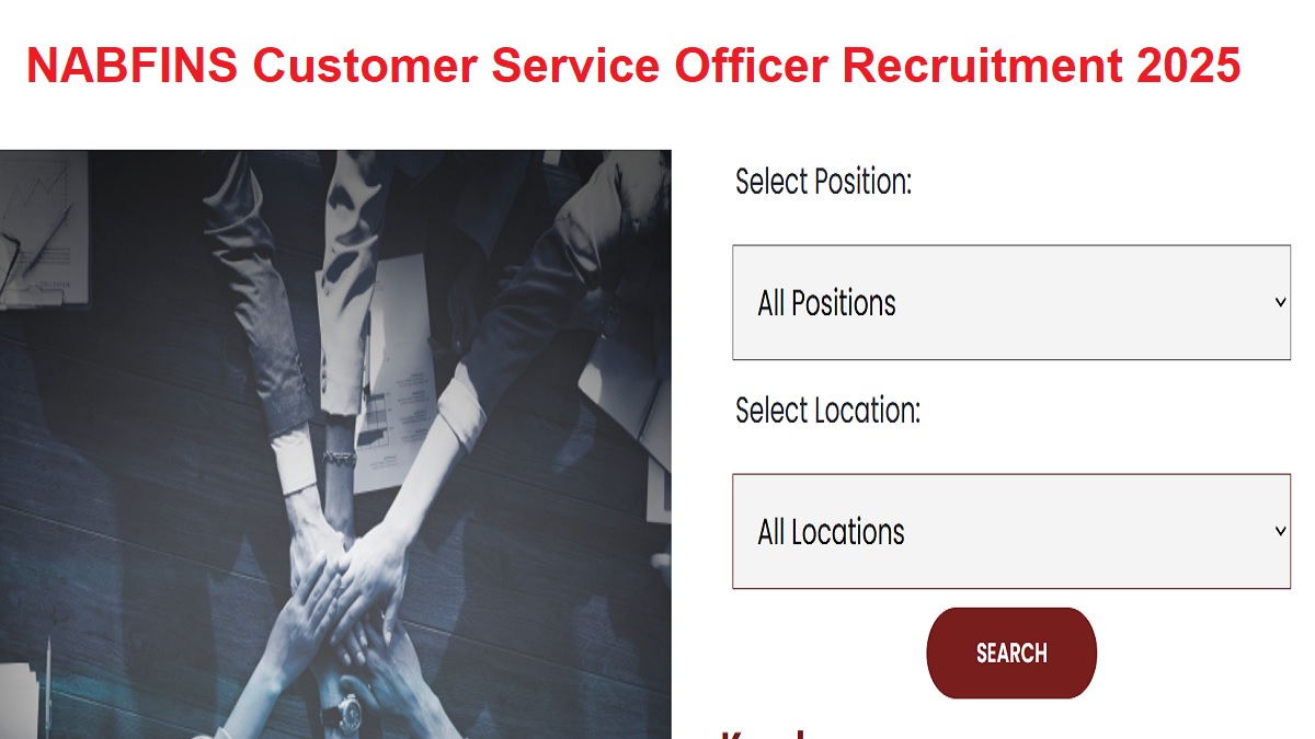 nabard financial services is recruiting for the post of customer service officer 12th pass can apply