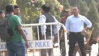 राज भवन में तलाशी अभियान।