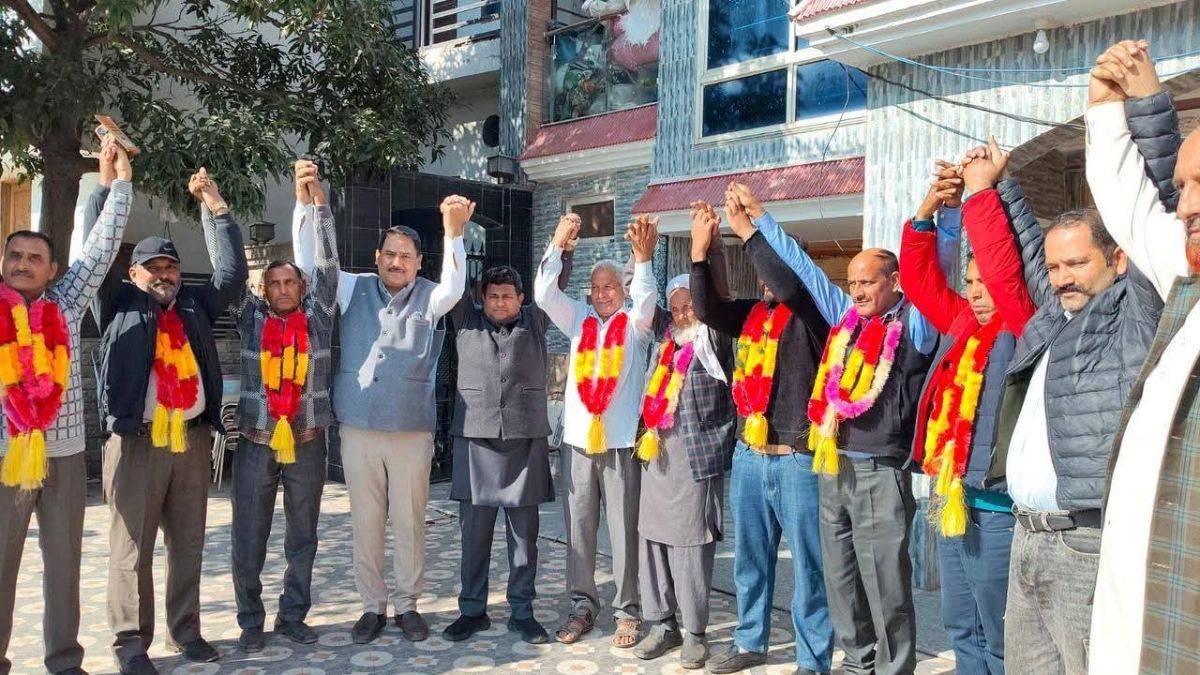 bjp suffers setback in rajouri workers join congress