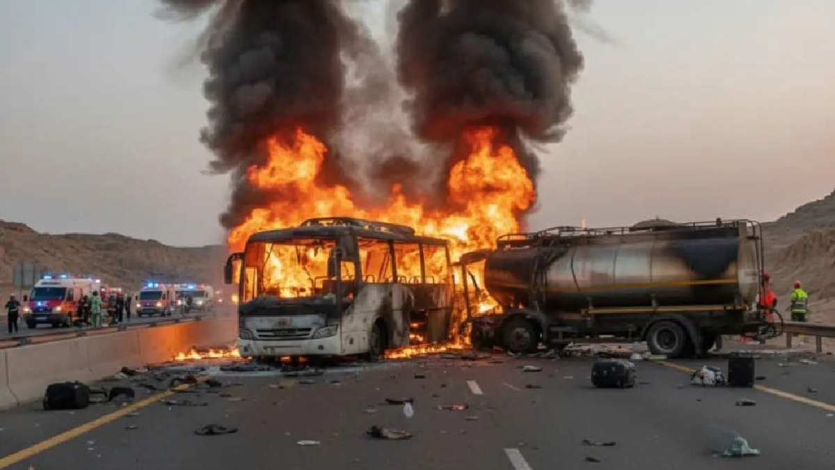 saudi arab bus tanker collision many indian died while sleeping during accident