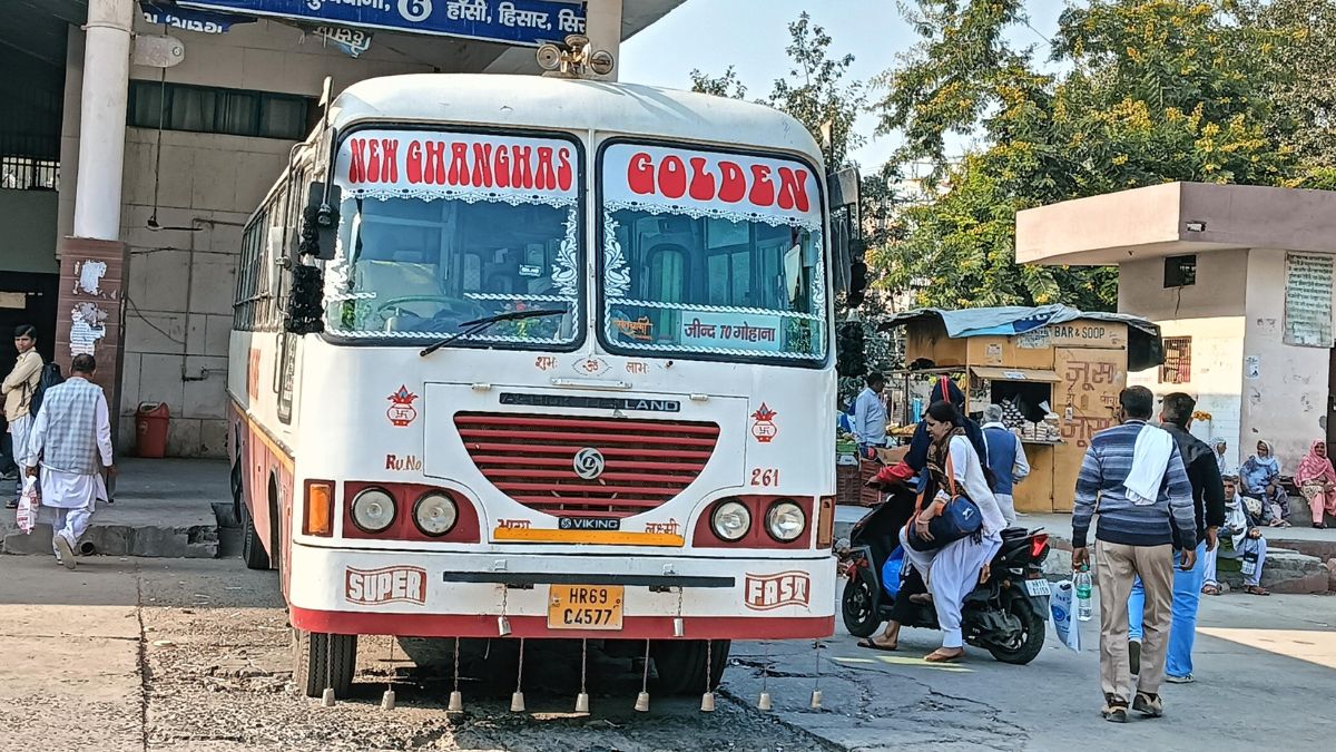 gohanajind bus route disrupted by grain market jam villagers face problems