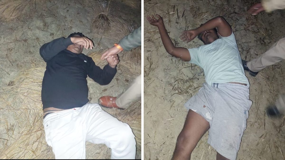 sultanpur police arrests two vehicle thieves after encounter