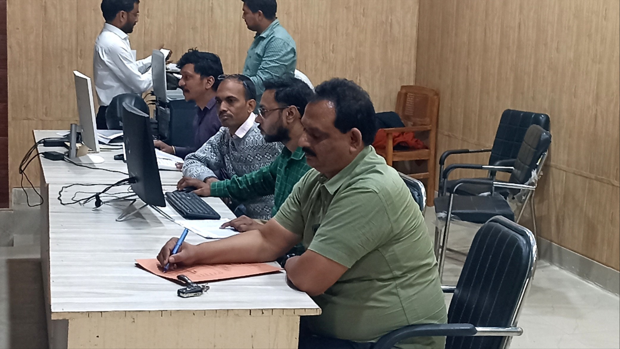 up three blo suspended salaries stopped for sir negligence