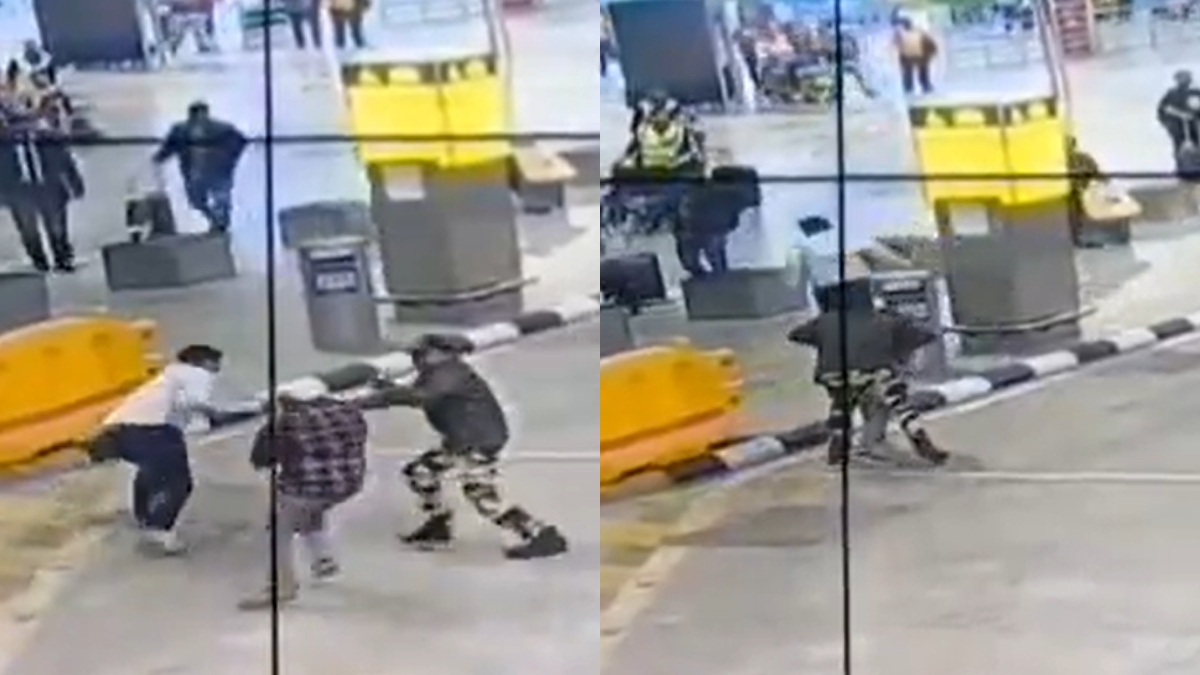 man carrying knife attacks taxi drivers at bengaluru kempegowda international airport