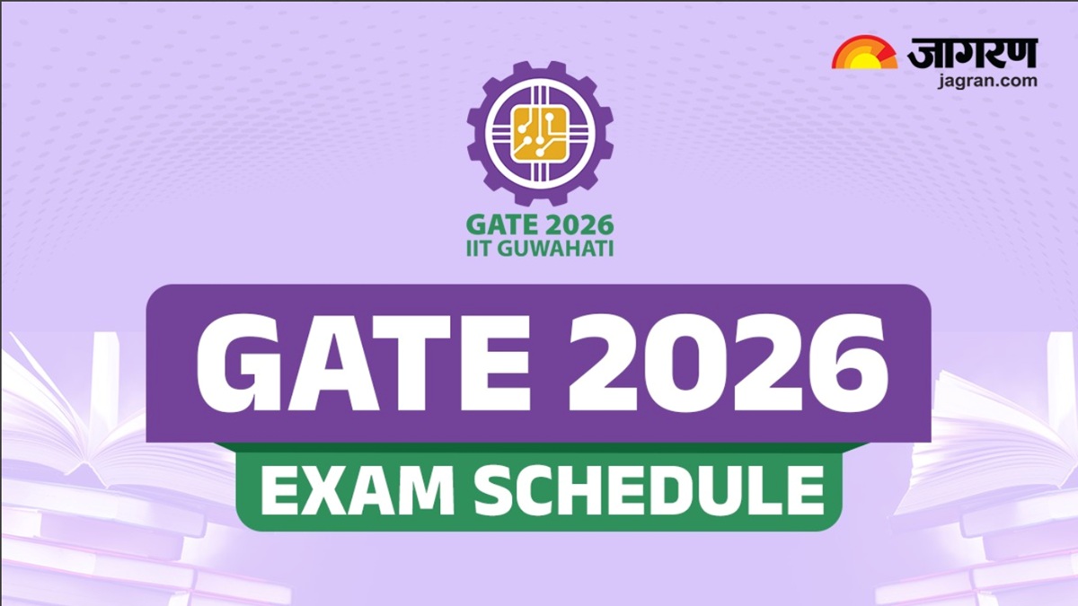 gate exam date 2026 gate schedule released and exam will be start from this day