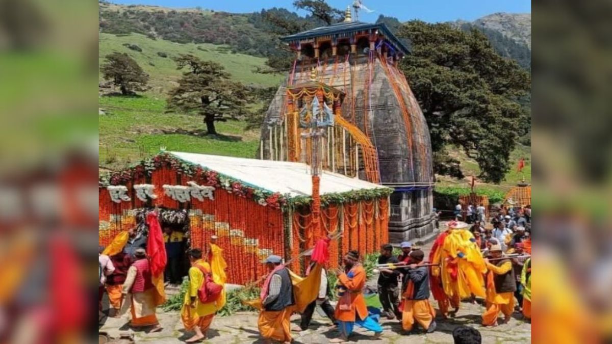 madmaheshwar temple portals closed for winter