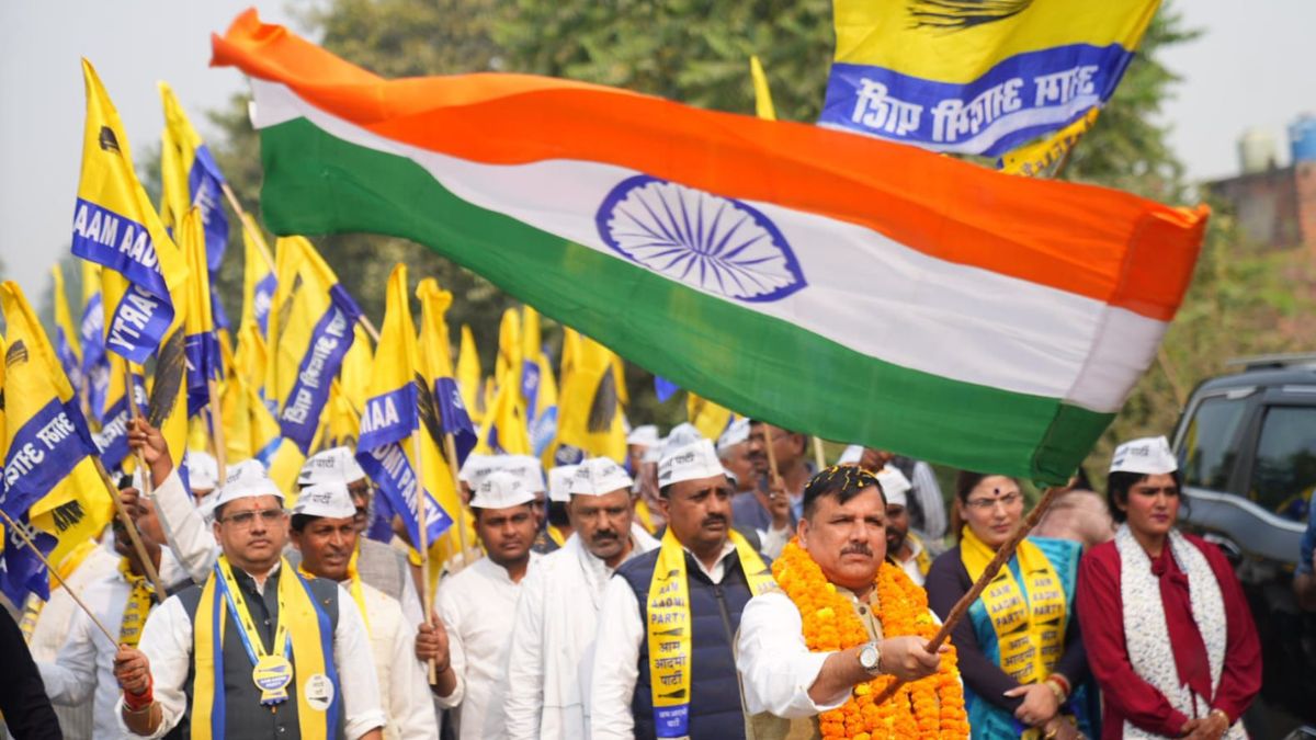 aap mp sanjay singh attacked the bjp government saying that dalits and backward classes are being oppressed