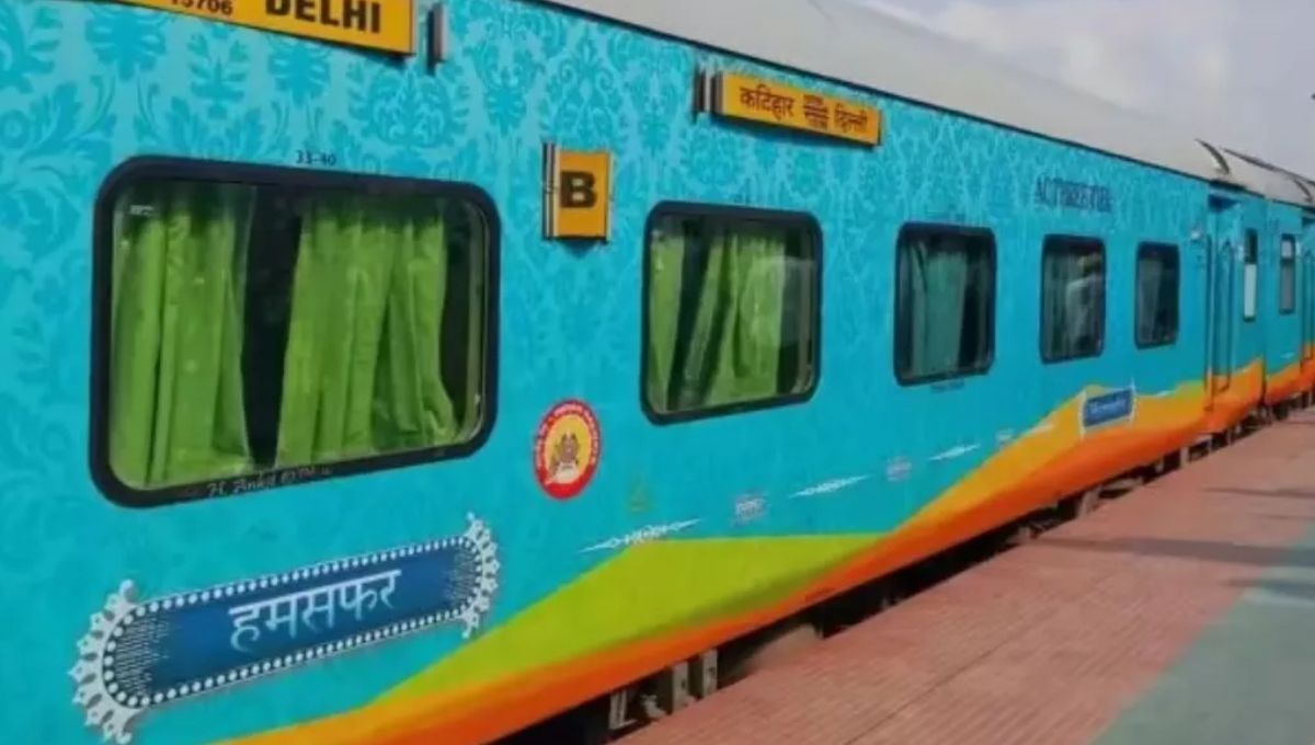 humsafar express smoker halts train sparks panic