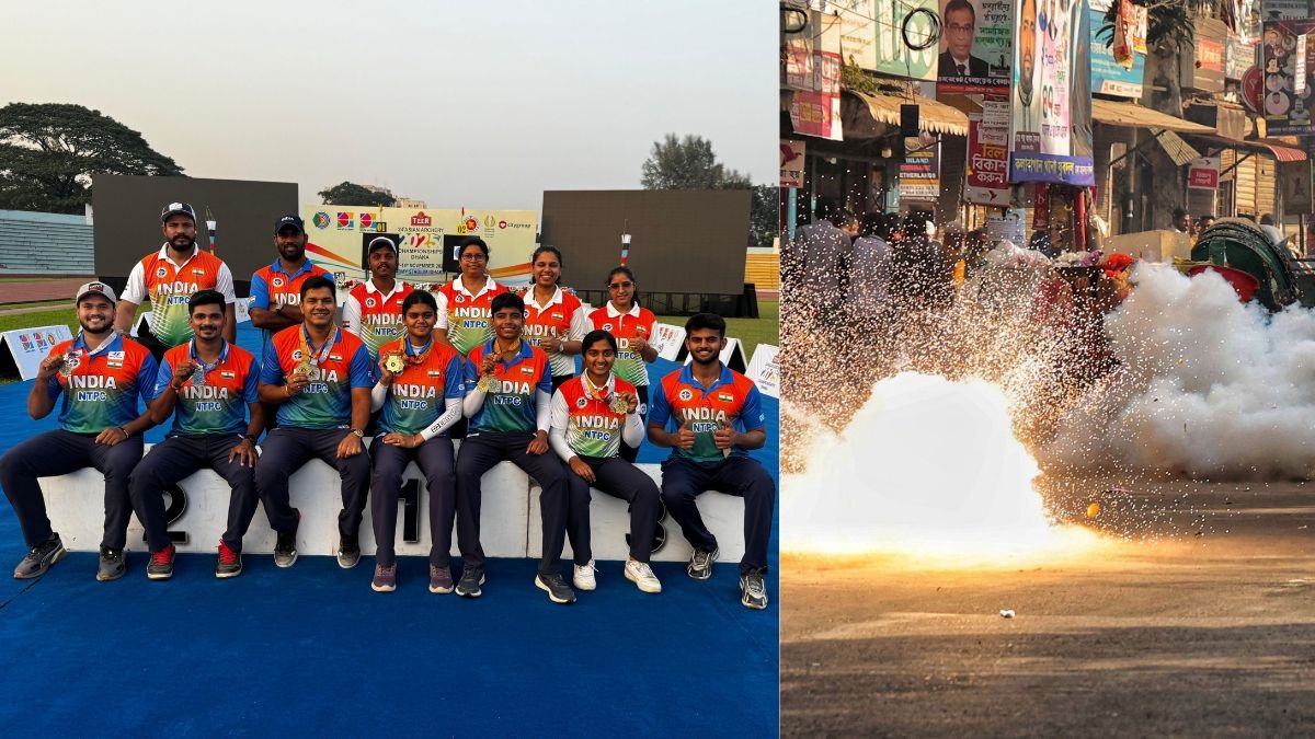 indian archers stranded in dhaka for 10 hours amid city violence forced to live in filthy accomodation