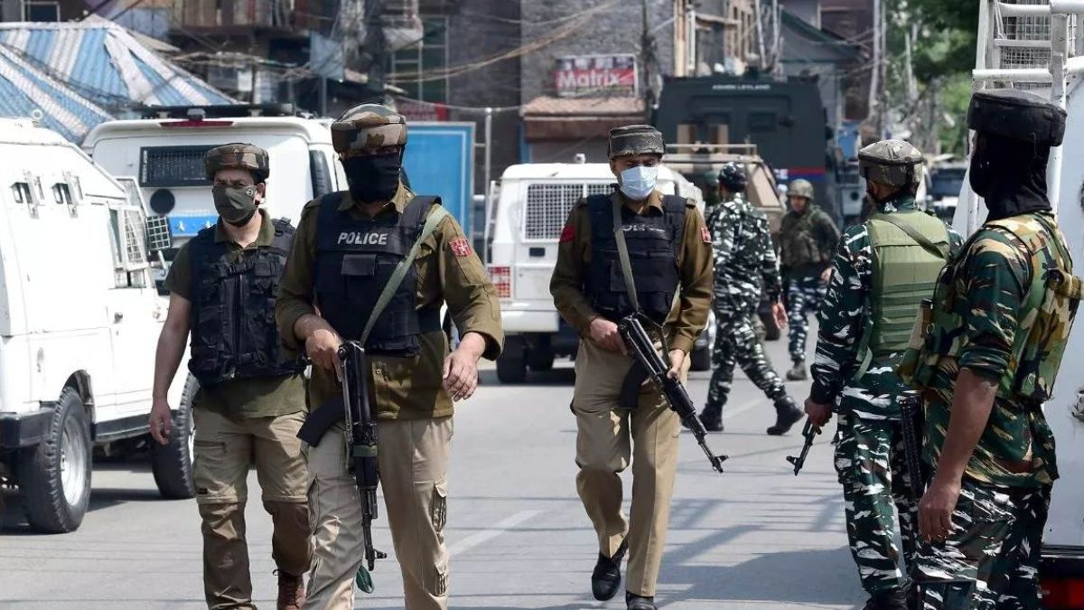 major action against terrorism in jammu and kashmir counter intelligence raids at many places