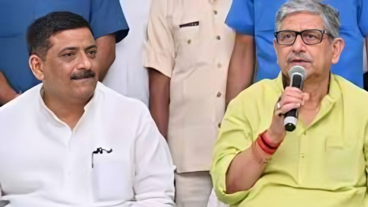 jdu leaders sanjay jha and lalan singh arrive in delhi amidst nda powersharing tensions