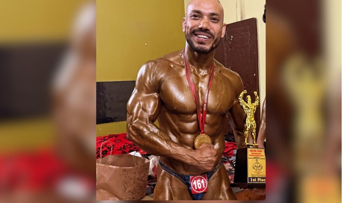doon jassi win gold in body building competition