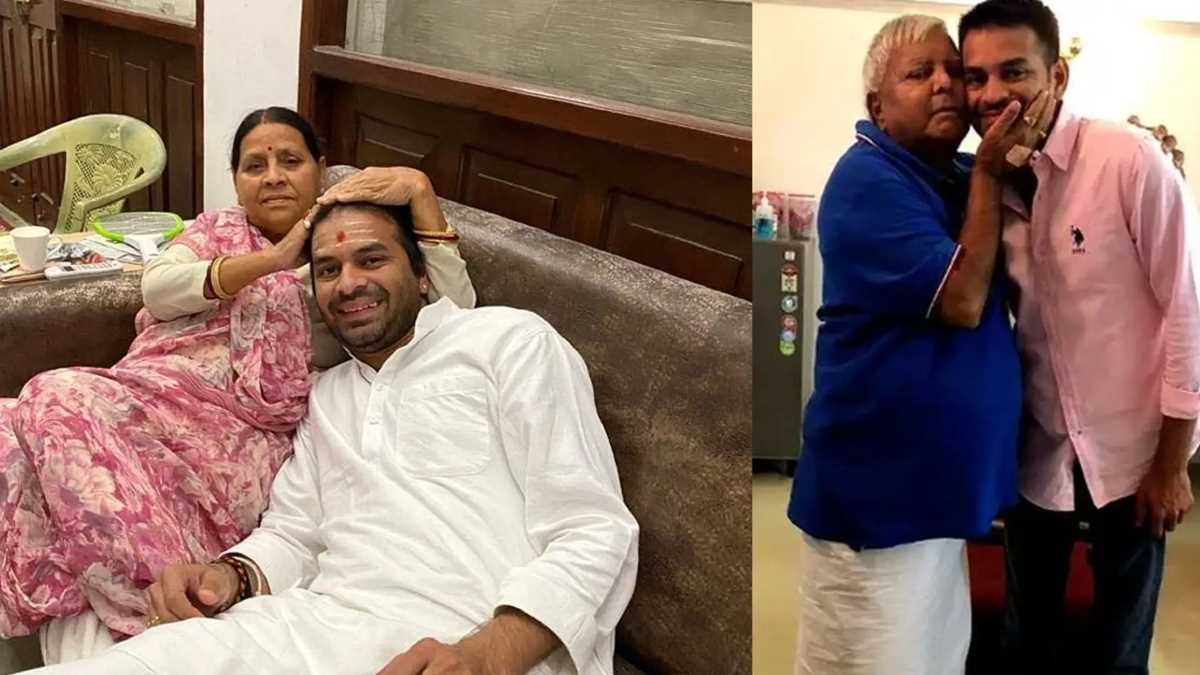 tej pratap alleges mental harassment of lalu and rabri seeks central help