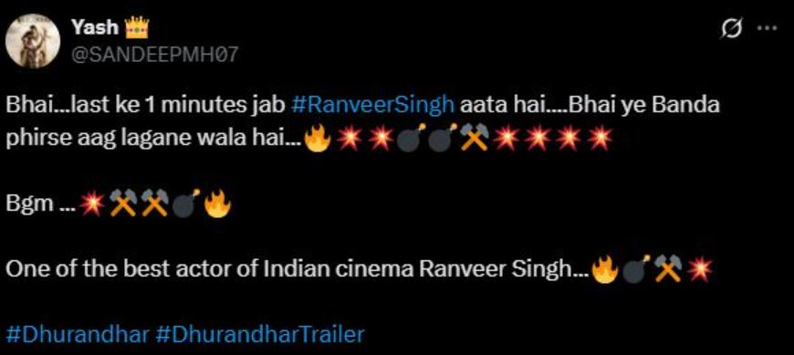 ranveer singh dhurandhar