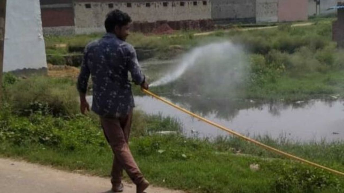 muzaffarpur municipal corporation started fogging and spraying of anti larvae to prevent dengue