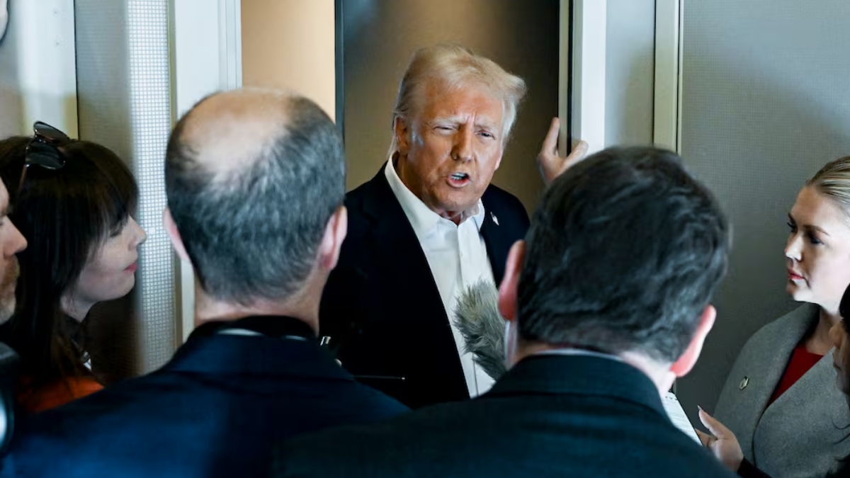 donald trump fumed reporters on epstein files question saudi prince journalist killing