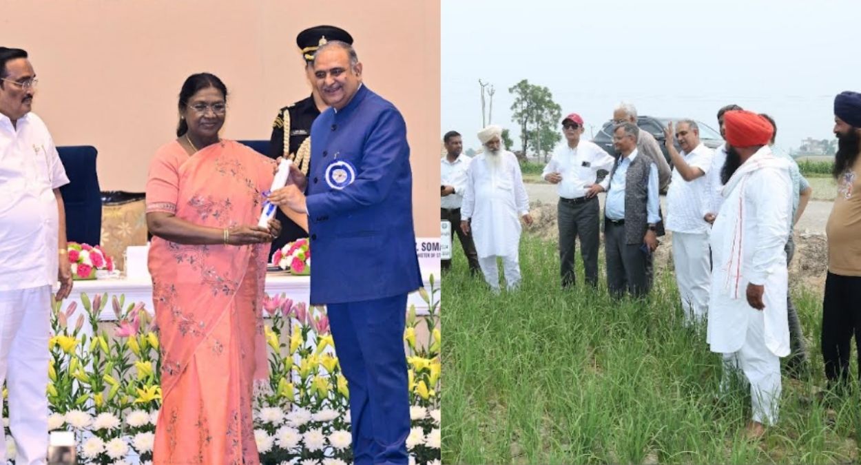 haryana hisar agricultural university wins national water conservation award from president draupadi murmu