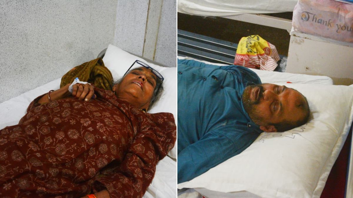 lucknow crime news mother and son from mathura consume poison in high security zone of lucknow admitted in hospital