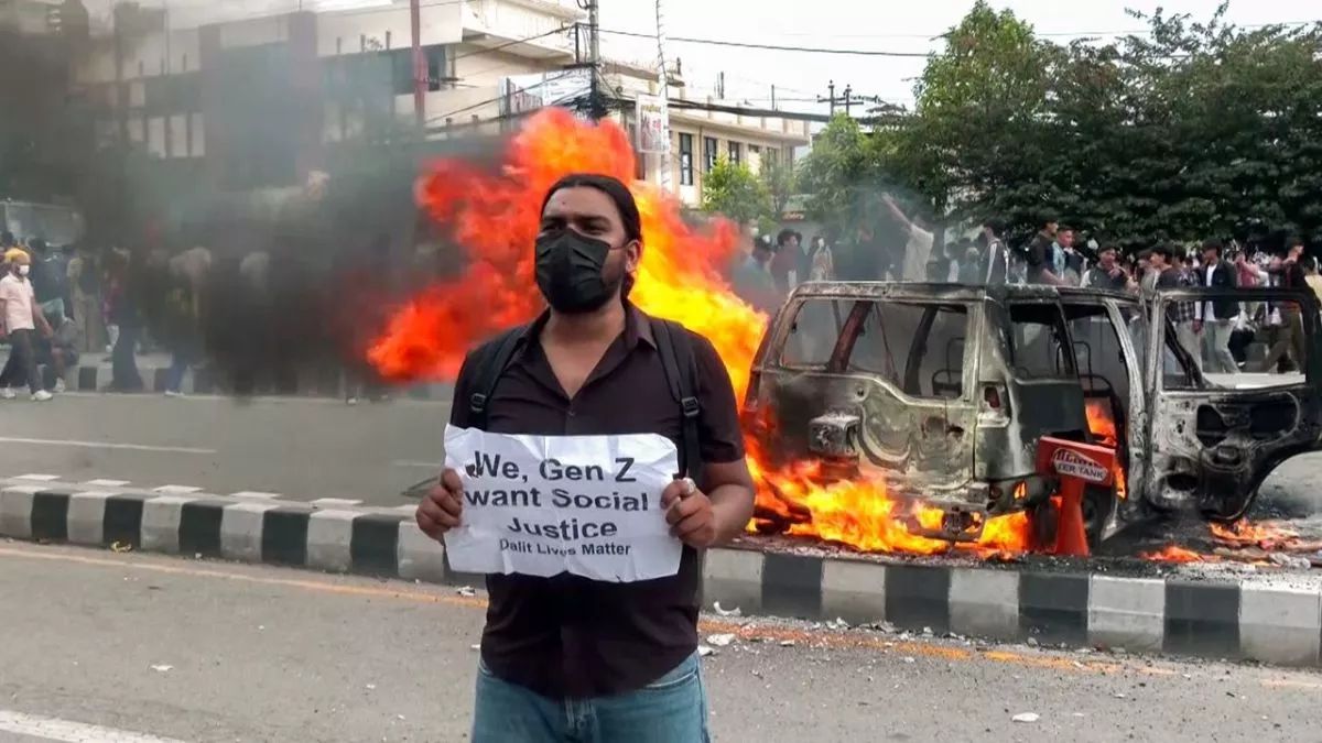 bihar violence conspiracy like nepal genz protest fir filed against karishma aziz