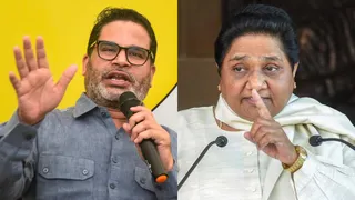 प्रशांत किशोर और मायावती। PTI