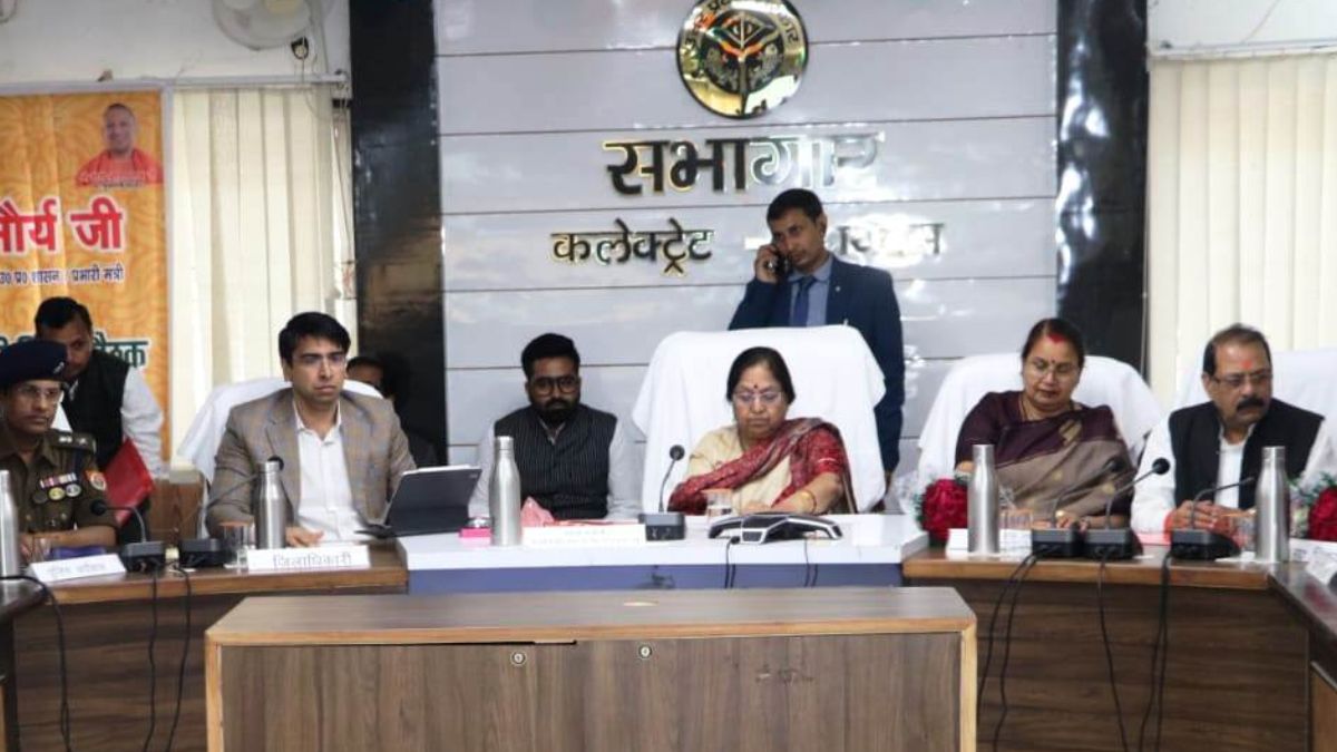 allegations against the election commission are false officials should immediately complete the unfinished projects said minister baby rani morya