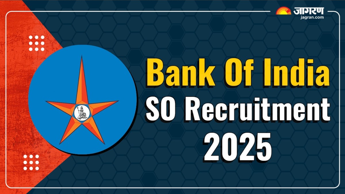 boi so recruitment 2025 for the post of officers in bank of india and selected candidate can get more than one lakh salary