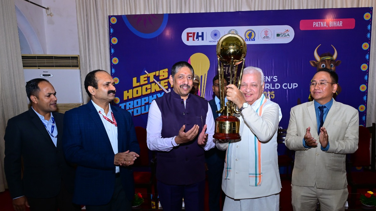 hockey mens junior world cup 2025 trophy unveiled in patna