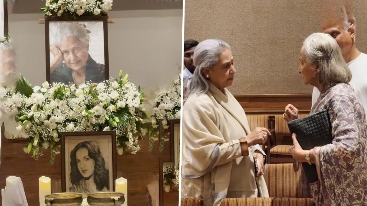 jaya bachchan waheeda rahman pay tribute to kamini kaushal prayer meet