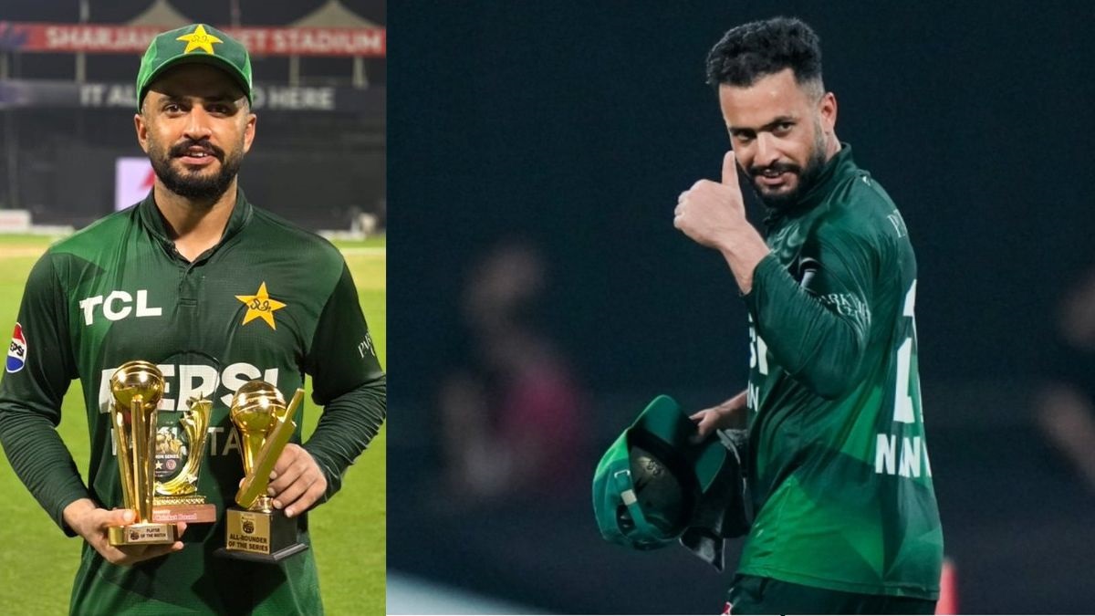 pakistan beat zimbabwe by 5 wickets to earn two points in tri series mohammad nawaz