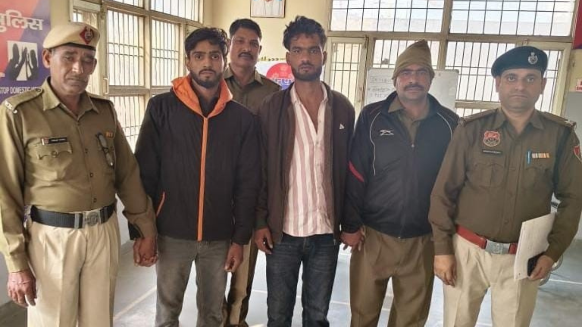 palwal two arrested after gunfire during altercation operation trackdown