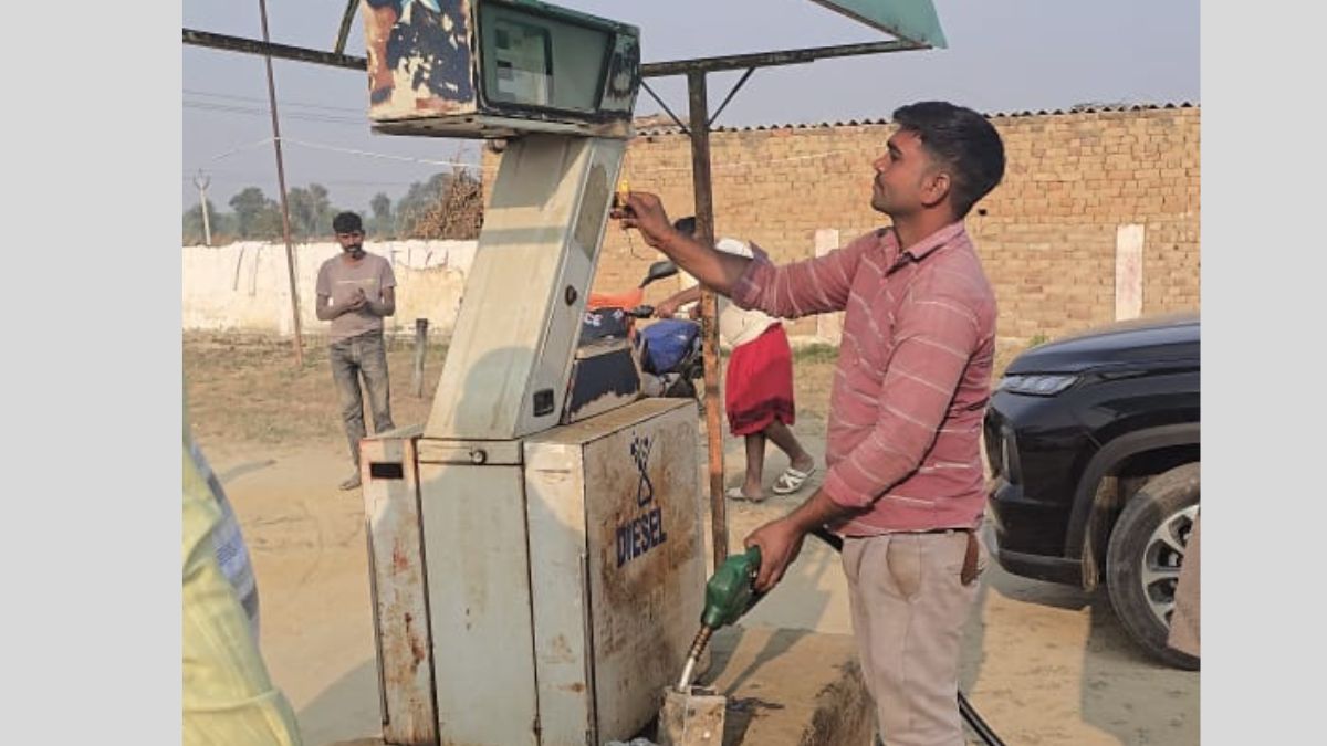 illegal petrol pump busted 1800 litres of diesel and petrol recovered
