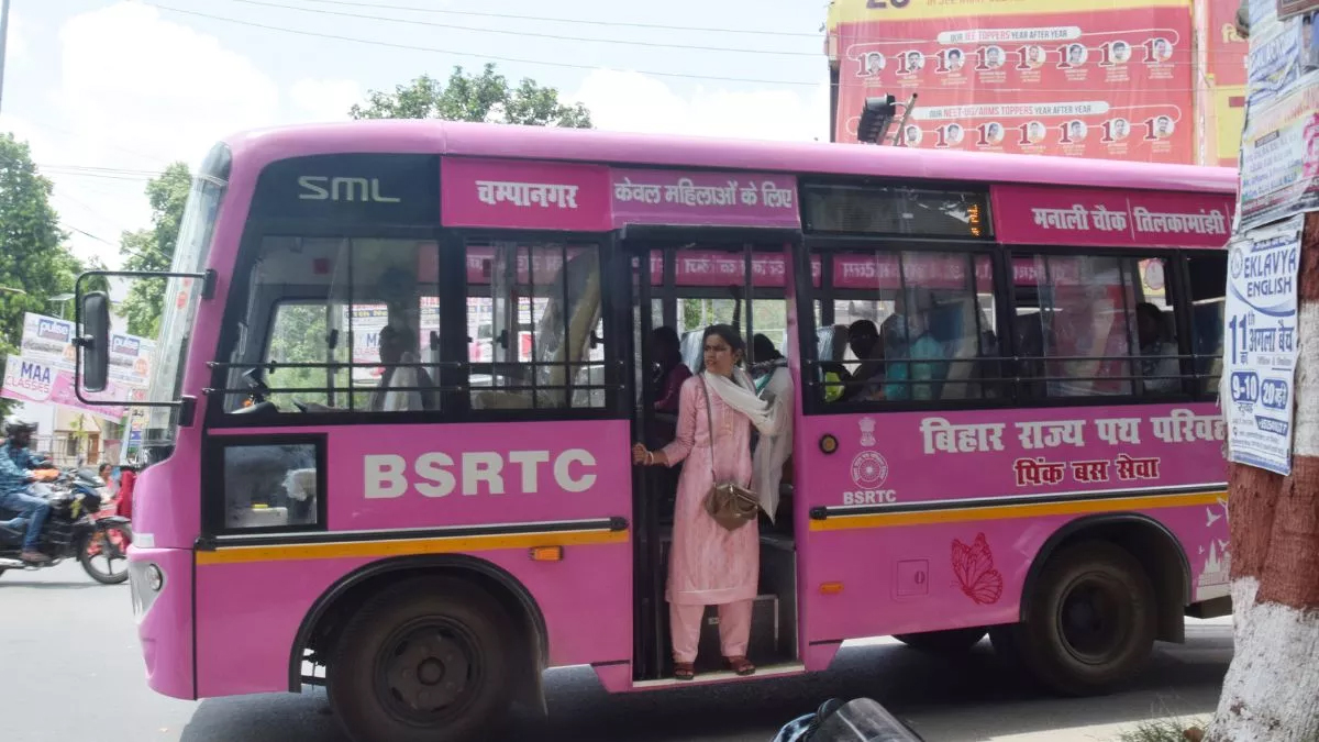 bihar pink bus women drivers to operate buses recruitment begins