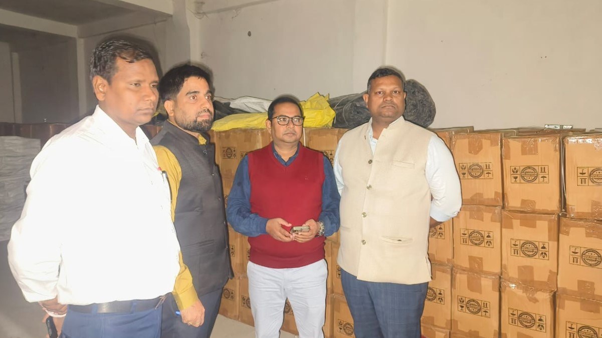 banned cough syrup worth over two crore seized in police raid