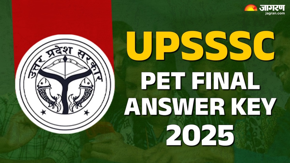 upsssc pet final answer key 2025 up pet final answer key released and candidate can download from wwwupssscgovin here