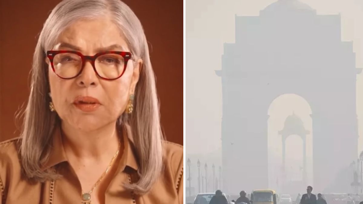 zeenat aman talk about delhi bad aqi during promot her series embers of hope the fight for our future