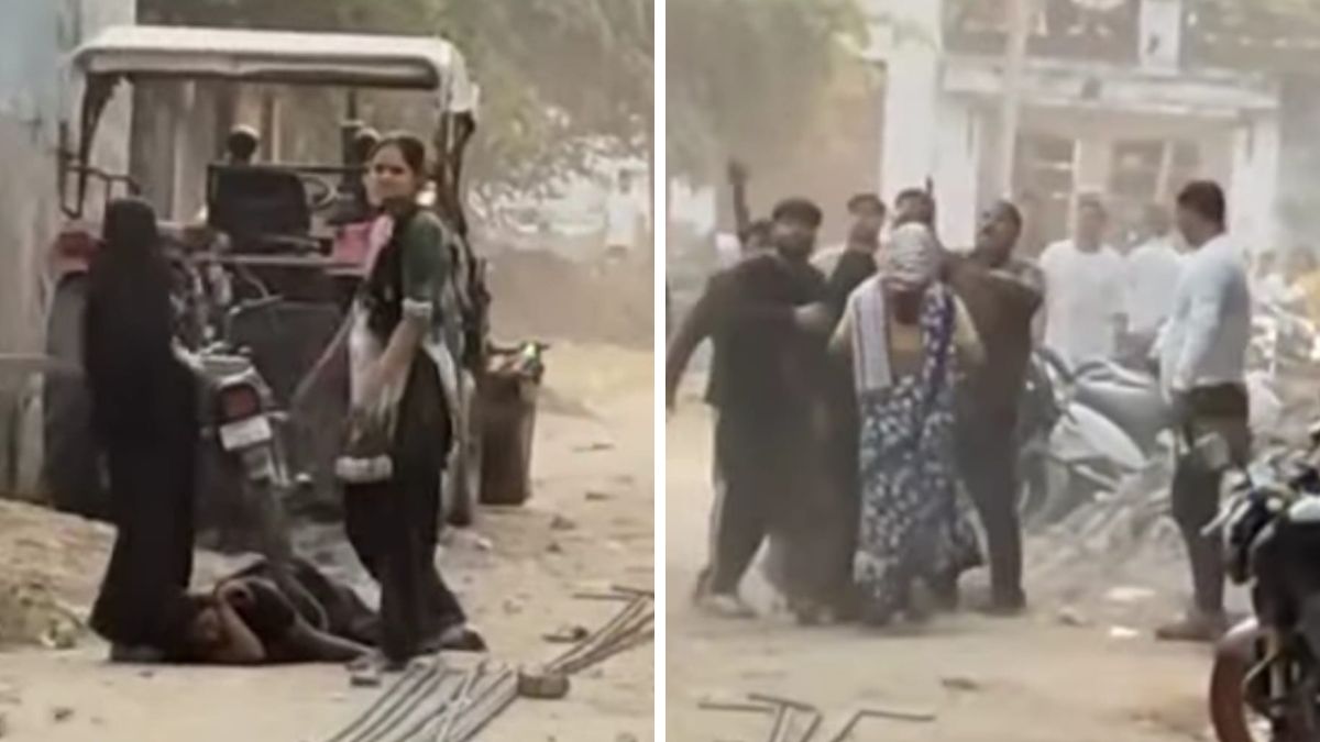 aligarh plot dispute violent clash stone pelting and injuries