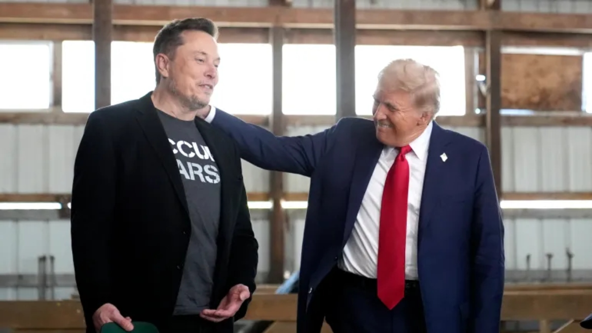 donald trump elon musk thank you note says you are lucky