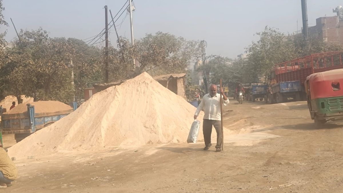 illegal sand and gravel business causing pollution in ghaziabad