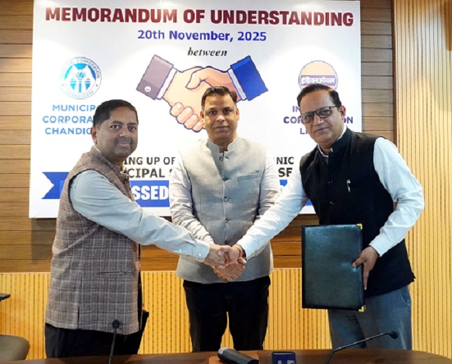 chandigarh biogas plant mou clean energy waste management