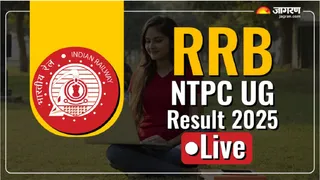 RRB NTPC UG Result 2025 Live