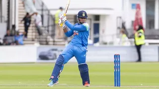 एक मैच के दौरान वैभव सूर्यवंशी। फाइल फोटो