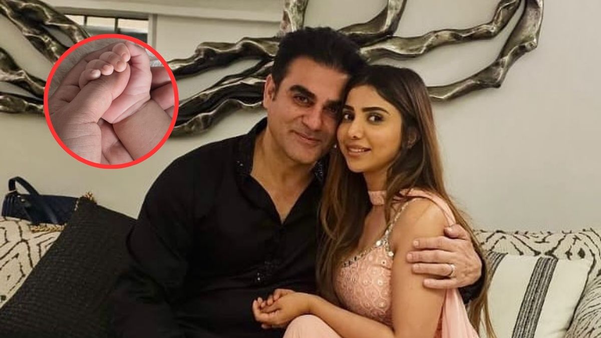 arbaaz khan sshura khan show first glimpes of her new born daughter sipaara khan see pics