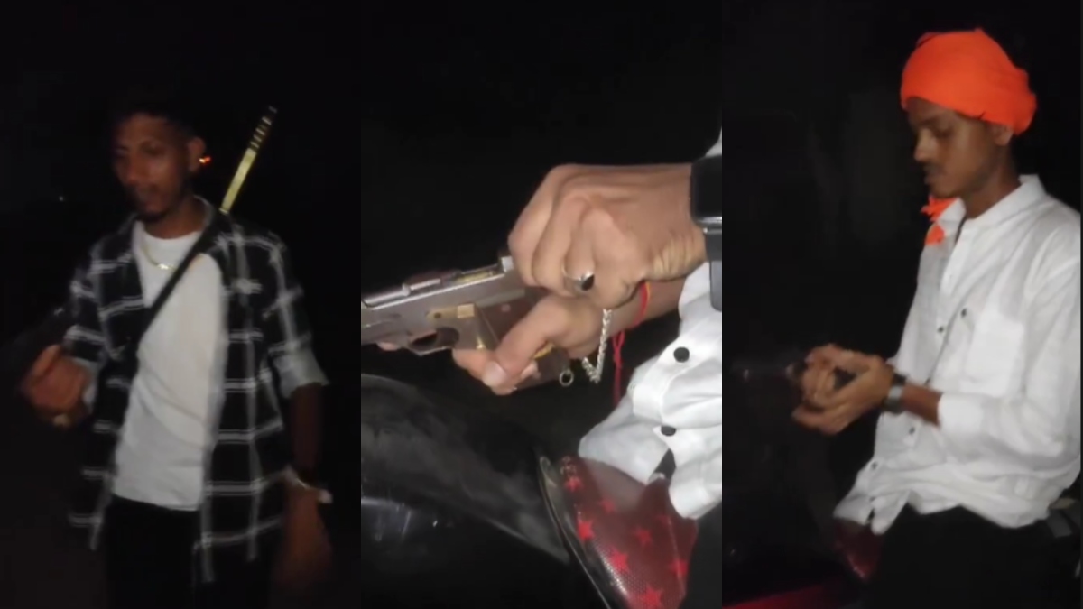 viral video youth firing in chakradharpur mukesh sah creates terror