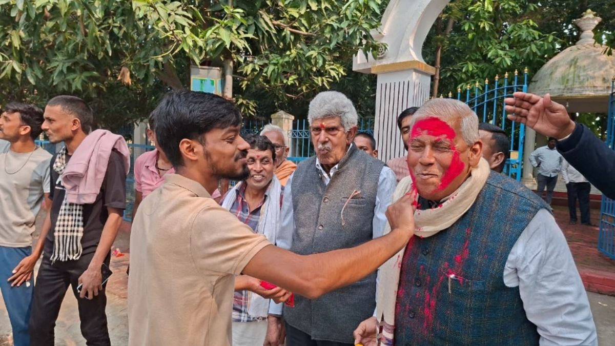 nitish kumar takes oath celebrations erupt in ancestral village