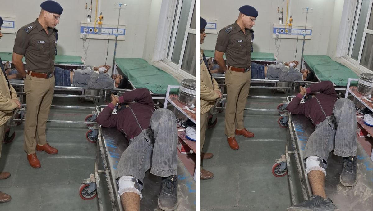 three robbers arrested after encounter in rudrapur uttarakhand