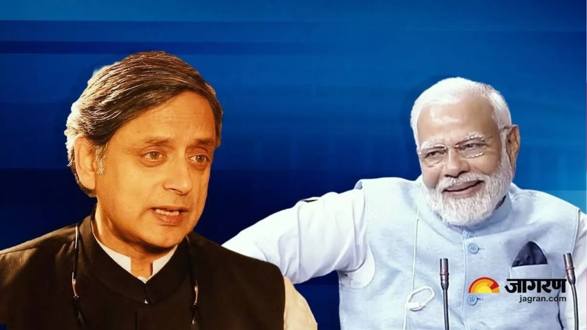 shashi tharoor praises pm modi congress leaders question loyalty latest political news in hindi